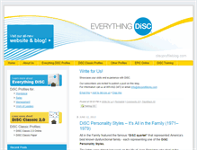Tablet Screenshot of discprofileblog.com
